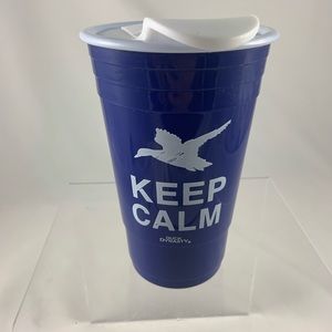 Duck dynasty’s Blue white portable hot cup